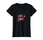 T-shirt damski bawełniany Girl Power 