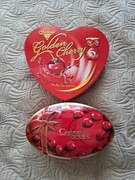 Vintage 2szt pudelko metalowe pojemnik solidarność serce organizer przechow