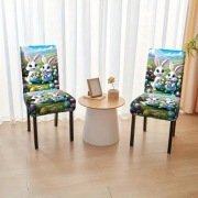 Pokrowiec na krzesła 6 szt Wielkanoc- królik