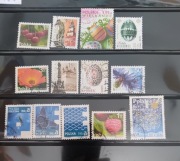 Znaczki PL z rocznika 2008-2017, kasowane. 