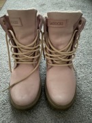 Botki Lasocki, pudrowy róż, rozm. 37