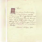 Kwit na 23 korony Tarnów 10.VII.1912