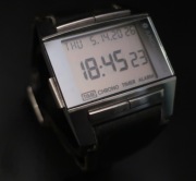 zegarek JUNGHANS Mega 1000 szkło szafir 50M 5bar stoper synchroniz DCF