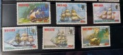 !!! BELIZE MARYNISTYKA 6szt... KOMPLETNA_SERIA...KASOWANE*!!!