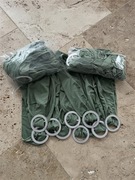 Upiecie do zaslon embrasa klamra do firan z cyrkoniami zielona 30 szt