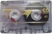 KASETA MAGNETOFONOWA PHILIPS CD PLUS 60