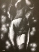 Rysunek "Nude Noir" #642 290x210 mm