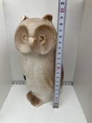 figurka SOWA ceramiczna SILBERDISTEL FAYANCEN 