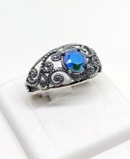 Pierścionek rozmiar 19 Srebro 925 kryształ 