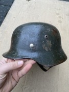 HEŁM NIEMIECKI M35 wehrmachtu kompletny