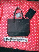 NOWA Bugatti torba na zakupy czarna męska damska duża solidna porządna