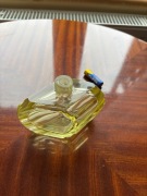 szklany komplet na biurko