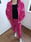 Sztruksowy komplecik (kurtka przejściowa sztruks + spodnie sztruks) 