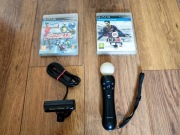 KONTROLER MOVE PS3/PS4+KAMERA+GRY