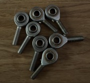 Przegub kulowy ze stali nierdzewnej z trzpieniem gwintowanym GN 648.6-10-M1