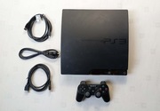 PS3 slim 500gb z naj. modem BadWDSD, ok10000 gier retro,pad DS3 efekt Halla
