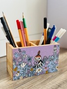 Przybornik organizer na biurko Mała mi Muminki prezent na urodziny 