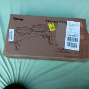 Stojak na miski metalowy Toozey czarny 1,2 l