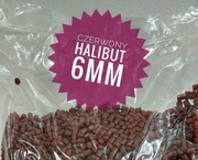 Pellet czerwony halibut  6mm 2kg