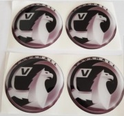 VAUXHALL EMBLEMATY NAKLEJKI KOŁPAKI FELGI 55 mm