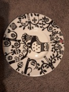 Talerzyk 15cm Iittala bialy sowa