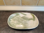 Chińska porcelanowa podstawka / talerzyk dekoracyjny