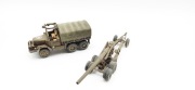 Profesjonalnie zbudowany model MACK + Long Tom  1/72
