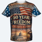 Limited Patriotic Edition USA 250th Anniversary Unisex T-Shirt 1776–2026