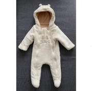 Kombinezon dziecięcy z kapturkiem Cool Club beżowy kremowy rozmiar 68