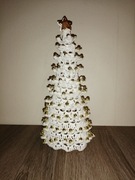 Choinka szydełkowa rękodzieło