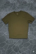 T-shirt Next r. L khaki kr rękaw bawełna dekolt v 