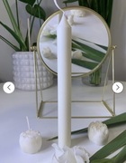 Świeca długa sojowa klasyczna na świąteczny stół