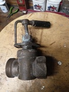 Stary antyczny zawór kaloryfer żeliwny mosiądz vitange