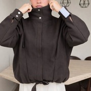 L 40 Zara Minimalistyczna kurtka bomberka z wełny z kolekcji ZW