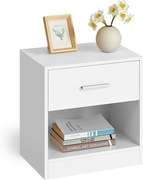 SZAFKA NOCNA STOLIK NOCNYVASAGLE LET619T14 BIAŁA