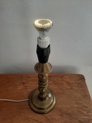 Oryginalna duża lampa stojąca , mosiężna . 