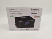 Radiobudzik Dab+/FM z bluetooth i ładowarka indukcyjna Lenco cr-650bk