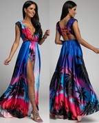 MAXI SUKNIA STRÓJ PALMY 