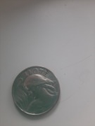 II RP Zniwiarka  moneta srebrna z kropka 