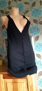 Czarna,  bawełniana kamizelka, rozm. 12