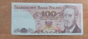 Banknot 100 zł z 1986r, Seria SD