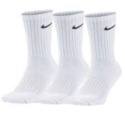 Białe skarpety Nike wysokie – 3 pary