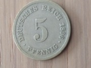 5 pfennigów 1896r