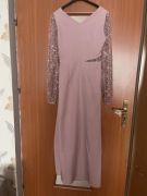 Sukienka pudrowy róż