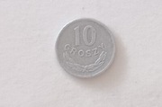 10 groszy rok 1962 Aluminium 