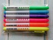 Zakreślacze z płynnym tuszem, zestaw 6szt, nowe