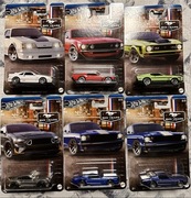 Hot Wheels Mustang 60 years Zestaw 5 auto + Chase