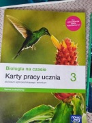 Biologia na czasie 3 | Karty pracy ucznia | Nowa era