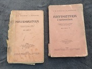 Podręcznik szkolny matematyka - 1933 + Geometria 1938