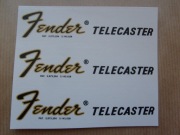 Fender Telecaster  Logo Dekal